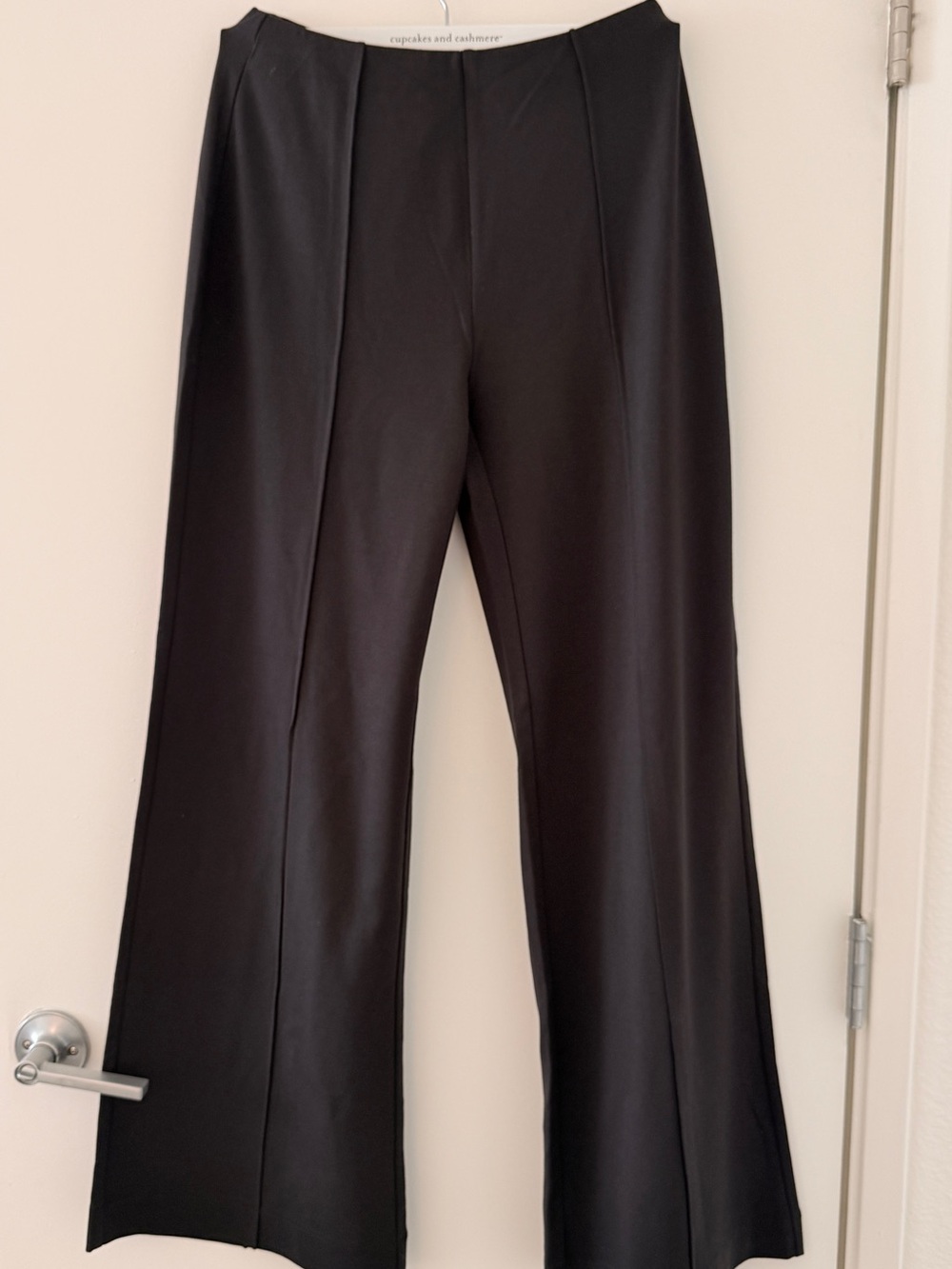 J.Crew Black Wide-Leg Pants